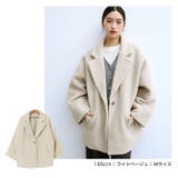 シープ調ボア テーラード コート | andme | 詳細画像6 