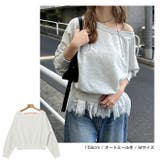 ボリューム袖 オフショルダー スウェット | andme | 詳細画像9 