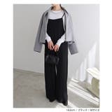 とろみ素材 スクエアネック サロペット | andme | 詳細画像11