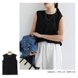 ノースリーブ コットン Tシャツ | andme | 詳細画像12 