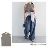 ノースリーブ コットン Tシャツ | andme | 詳細画像15 