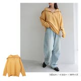 セーラーカラー ハーフジップ ニット | andme | 詳細画像8 