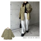 ノーカラー キルティング ジャケット | andme | 詳細画像11