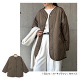 ノーカラー キルティング ジャケット | andme | 詳細画像6