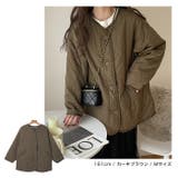 ノーカラー キルティング ジャケット | andme | 詳細画像8