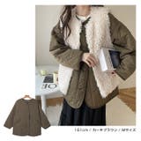 ノーカラー キルティング ジャケット | andme | 詳細画像9