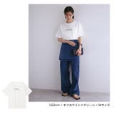 コットン天竺 ロゴ刺繍 Tシャツ | andme | 詳細画像12 
