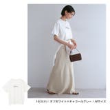コットン天竺 ロゴ刺繍 Tシャツ | andme | 詳細画像7 