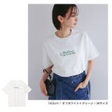 コットン天竺 ロゴ刺繍 Tシャツ | andme | 詳細画像9 