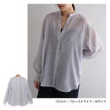 シアー ボリュームスリーブ シャツ | andme | 詳細画像10 