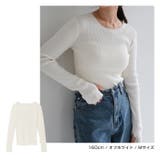 サムホール リブ ニット | andme | 詳細画像10 