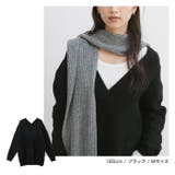 Vネック 片畦ニット トップス | andme | 詳細画像12 