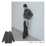 Vネック 片畦ニット トップス | andme | 詳細画像6 