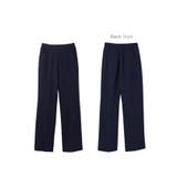 梨地ポンチ センタースリット パンツ | andme | 詳細画像21 