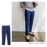 ストレッチ センタープレス テーパードパンツ | andme | 詳細画像9 