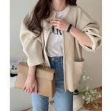 無地 ボーダー ジップ | andme | 詳細画像29 