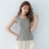 グレー | キャミソール タンクトップ ノースリーブ | SUNSHINE CLOSET
