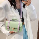 ミントグリーン | ショルダーバッグ 斜め掛けレディース 配色 | ANGELCLOSET