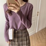 くすみパープル | ヒートインナー レディース あったか | SUNSHINE CLOSET