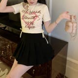ロゴt 韓国 tシャツ レディース 半袖 | ANGELCLOSET | 詳細画像12