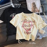 ロゴt 韓国 tシャツ レディース 半袖 | ANGELCLOSET | 詳細画像2