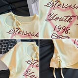 ロゴt 韓国 tシャツ レディース 半袖 | ANGELCLOSET | 詳細画像4