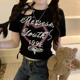 ロゴt 韓国 tシャツ レディース 半袖 | ANGELCLOSET | 詳細画像5