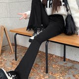 フレアパンツ デニムパンツレディース美脚 | ANGELCLOSET | 詳細画像6