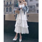 ティアードキャミワンピース レースワンピ | SUNSHINE CLOSET | 詳細画像1