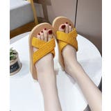 厚底サンダルジュート風クロスサンダル美脚 | SUNSHINE CLOSET | 詳細画像10 
