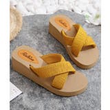 厚底サンダルジュート風クロスサンダル美脚 | SUNSHINE CLOSET | 詳細画像11 