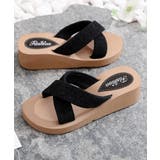 厚底サンダルジュート風クロスサンダル美脚 | SUNSHINE CLOSET | 詳細画像20 