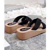 厚底サンダルジュート風クロスサンダル美脚 | SUNSHINE CLOSET | 詳細画像22 