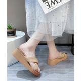 厚底サンダルジュート風クロスサンダル美脚 | SUNSHINE CLOSET | 詳細画像7 