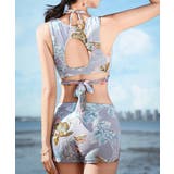 タンキニ 水着3点セットパレオ付き 韓国 | SUNSHINE CLOSET | 詳細画像14 