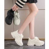 ダッドスニーカー レディース 厚底靴美脚 | SUNSHINE CLOSET | 詳細画像17 