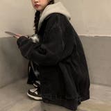 韓国デニムジャケット フード付き 大きい | SUNSHINE CLOSET | 詳細画像11