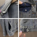 韓国デニムジャケット フード付き 大きい | SUNSHINE CLOSET | 詳細画像4