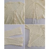 フロントリボン春夏トップス 長袖シースルー羽織り透け感 大人可愛い春夏服薄手 | SUNSHINE CLOSET | 詳細画像22