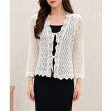 フロントリボン春夏トップス 長袖シースルー羽織り透け感 大人可愛い春夏服薄手 | SUNSHINE CLOSET | 詳細画像3