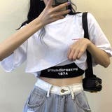 ヘソ出しtシャツ タンクトップ 韓国 | ANGELCLOSET | 詳細画像2