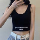 ヘソ出しtシャツ タンクトップ 韓国 | ANGELCLOSET | 詳細画像5