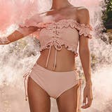 フリルオフショルダービキニ 韓国風 | SUNSHINE CLOSET | 詳細画像11