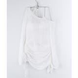 ポコポコ素材ビキニセット ホルターネック水着 シャーリングカバーアップ | SUNSHINE CLOSET | 詳細画像18 