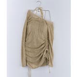 ポコポコ素材ビキニセット ホルターネック水着 シャーリングカバーアップ | SUNSHINE CLOSET | 詳細画像20 