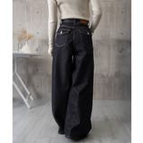 ワイドデニムパンツ ハイウエストジーンズ | SUNSHINE CLOSET | 詳細画像14 