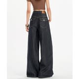 ワイドデニムパンツ ハイウエストジーンズ | SUNSHINE CLOSET | 詳細画像8 