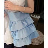 フリルショルダーバッグ ティアードバッグ | ANGELCLOSET | 詳細画像12