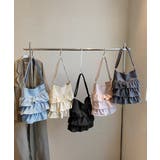 フリルショルダーバッグ ティアードバッグ | ANGELCLOSET | 詳細画像18
