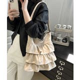 フリルショルダーバッグ ティアードバッグ | ANGELCLOSET | 詳細画像2
